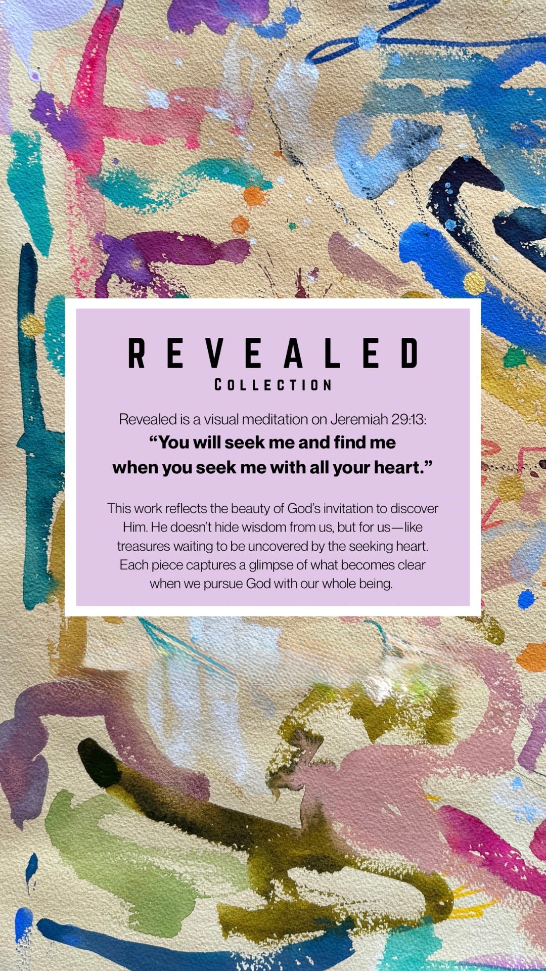 Revealed, framed